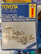 Toyota Celica Haynes Workshop Manual 1978 - 1982
