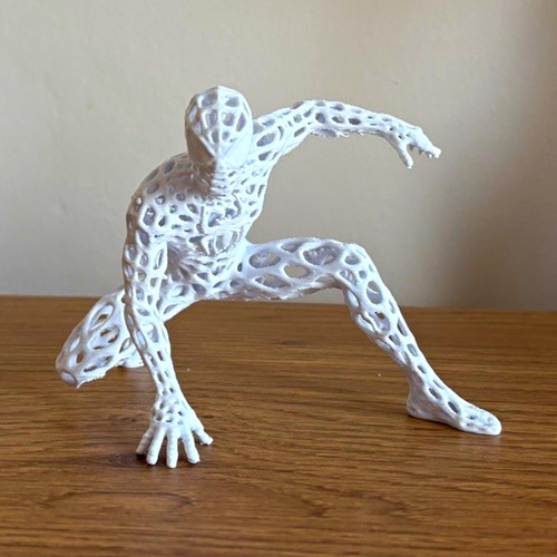 Printed white sculpture - white,