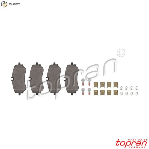 Brake pad set disc - disc, 624