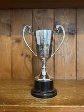 1958 vintage silver plate trophy, trophies, loving cup