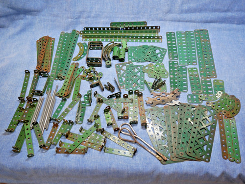 Vintage meccano quantity of - meccano,