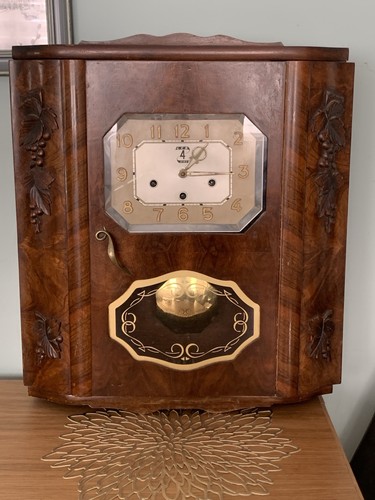 Art deco wall clock lcb - wall, four