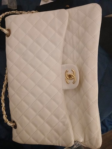 White chanel bag - white,