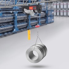 500kg Electric Hoist UK 1050W 18m Steel Wire with Emergency Stop & Remote