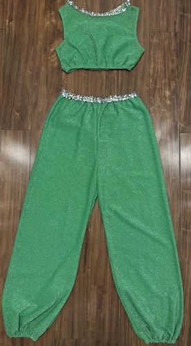 Genie costume halloween green - halloween,