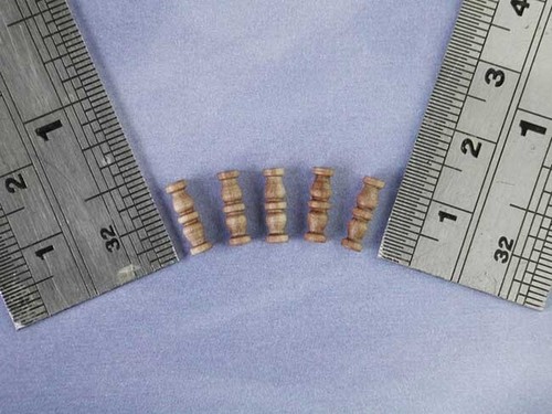 Walnut double pillar 10mm - walnut,