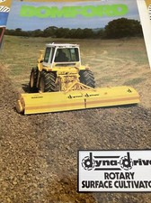 Bomford Rotary Drive Cultivator 4 Page Brochure 1982