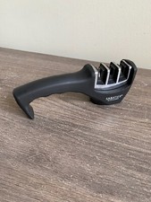 Sabatier Lion 3 Stage Compact Knife Sharpener Kitchen Tool Black