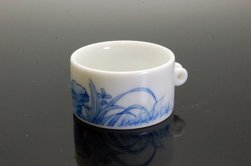 Hand painted porcelain - porcelain, bird