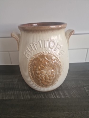 Vintage rumtopf pot cream - cream, &