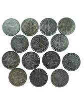 Pre 1947 Half Crown Coins 50%