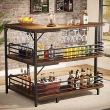 L-Shaped Home Bar Unit