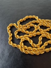 14ct gold rope chain, hallmarked  9.75 grams. Reed the description 