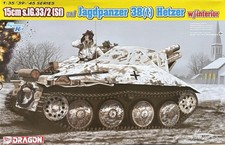 Dragon 15cm s.IG.33/2(Sf) auf Jagdpanzer 38(t) Hetzer w/interior 1/35
