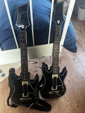 Two Guitar Hero Live Guitars