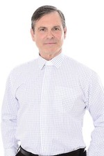 Blue Grid Check Clerical