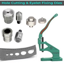 Hole cutting and - and, eyelets