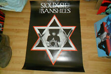 SIOUXSIE AND THE BANSHEES - ORIGINAL ISRAEL INSTORE PROMO POSTER PUNK ROCK GOTH