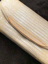 Judith Leiber RARE collectable leather and crystal clutch BNWT