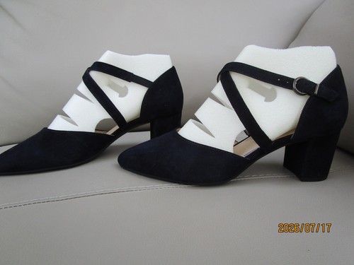 Gabor suede strappy court - suede,