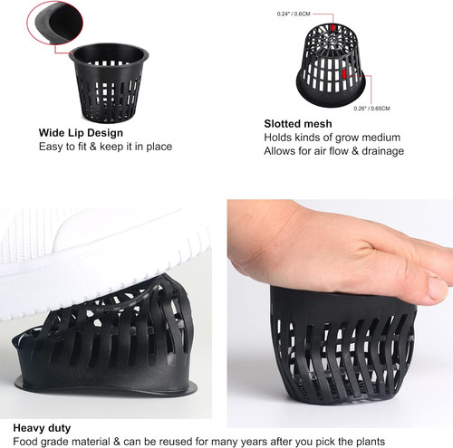 Inch net pots - pots,, 20