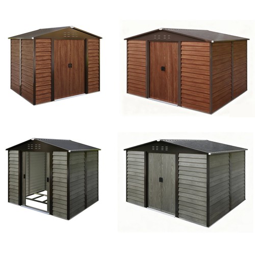 Birchtree metal garden - garden, shed