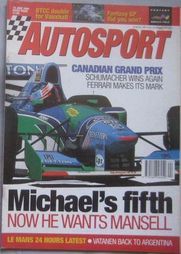 Autosport magazine june - magazine,
