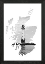 Bell Rock Lighthouse Framed