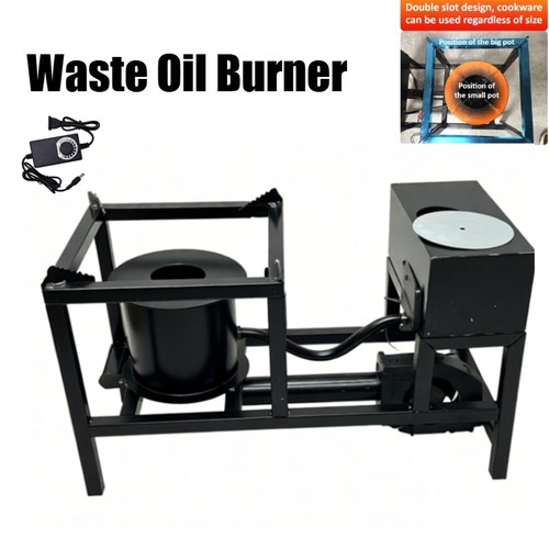 Outdoor waste oil stove - waste,