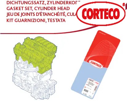 Cylinder head gasket 418371p - cylinder,