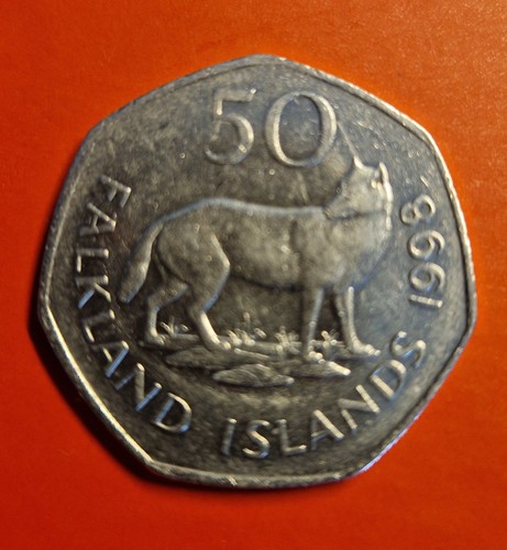 1998 50p coin falkland - 1998,