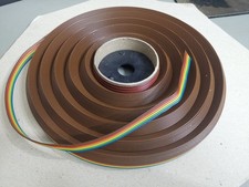 10M AMPHENOL Ribbon Cable 3C Color Coded Flat Unscreened 6 Core