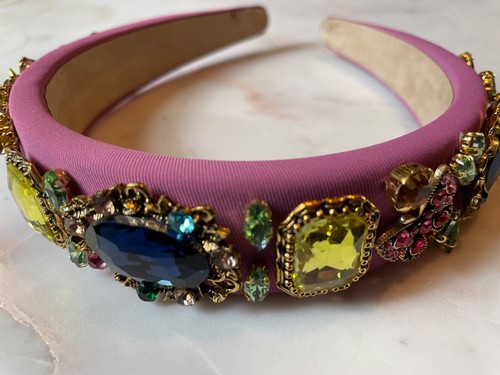 Pink jewel headband alice - jewel,