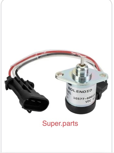 Stop solenoid 1g577 - solenoid, 12v