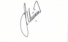 Lee Westwood - British Professional Golfer Signed White Card