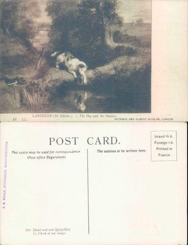 The dog and shadow sir - and, by