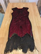 Red And Black Flapper 1920s