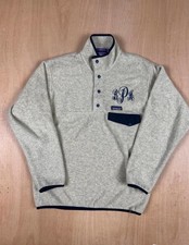 🧥 Patagonia Synchilla Snap-T Fleece Pullover – Oatmeal/Blue Trim (Men’s M)