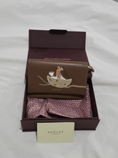 Radley Robin Medium Bifold Leather Purse with Gift Box