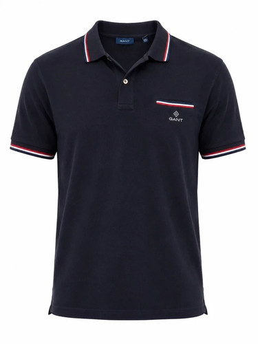 Gant navy polo - shirt, with