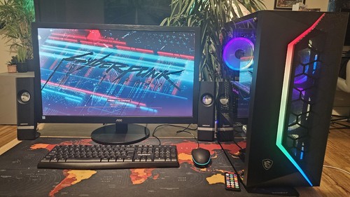 Gaming complete setup - pc,