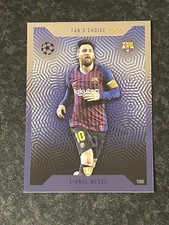 Topps Total Football Fans Choice Card FC Barcelona - Messi /50