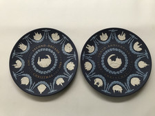 2 Wedgwood Tri-coloured
