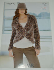 Knitting pattern jacket / cardigan in Boa yarn