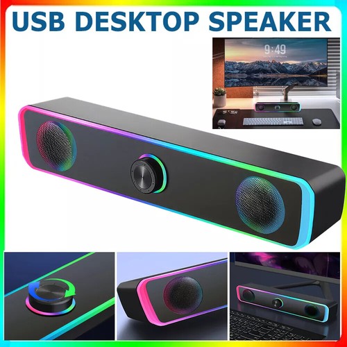 Rgb gaming wired speaker - rgb,