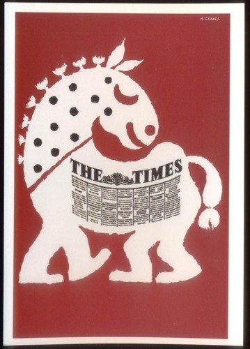 Modern postcard the times - modern,