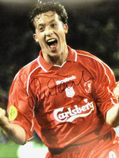 ROBBIE FOWLER SIGNED LIVERPOOL UEFA CUP FINAL 16x12 FOOTBALL PHOTO WITH PROOF