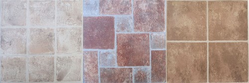 Vinyl floor tiles stone - , effect