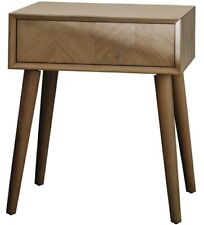 Gallery Milano European Oak 1 Drawer Side Table RRP £375