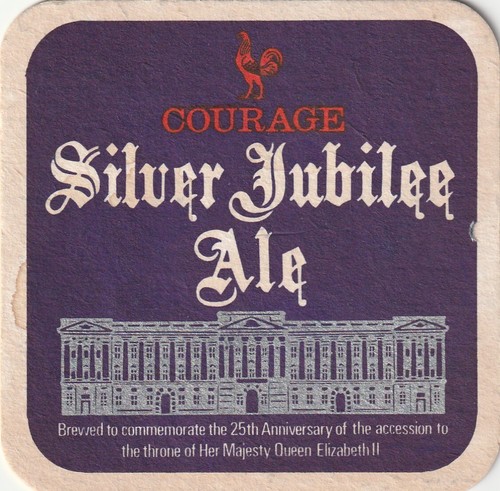 Beer mat courage - mat, brewery